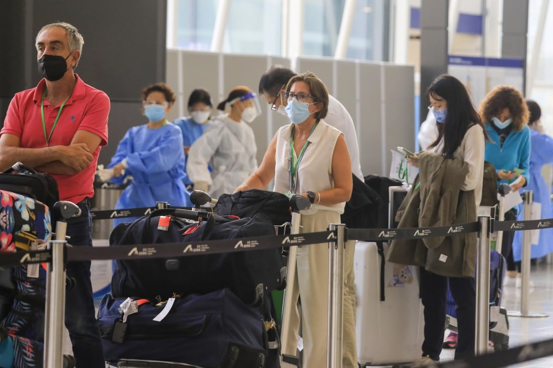 Under the city’s current “3+4” scheme, travellers are required to undergo hotel quarantine for three days and spend four days under home medical surveillance. Photo: Xiaomei Chen