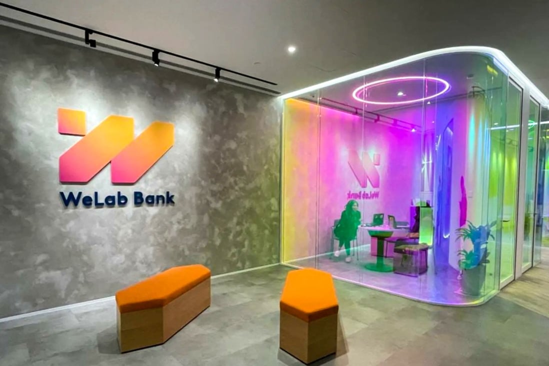 WeLab’s office in Hong Kong. The lender has grown rapidly providing online lending with mainland partners and virtual banking services in Hong Kong. Photo: WeLab