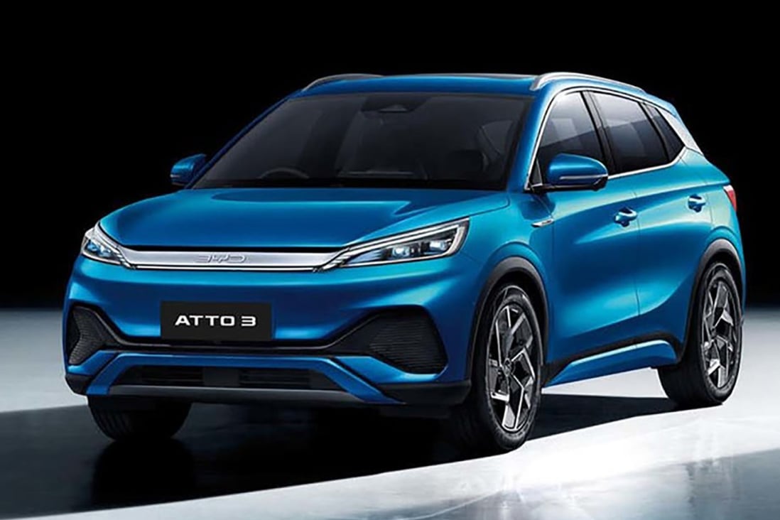 BYD Atto 3 compact SUV. Photo: BYD/Handout