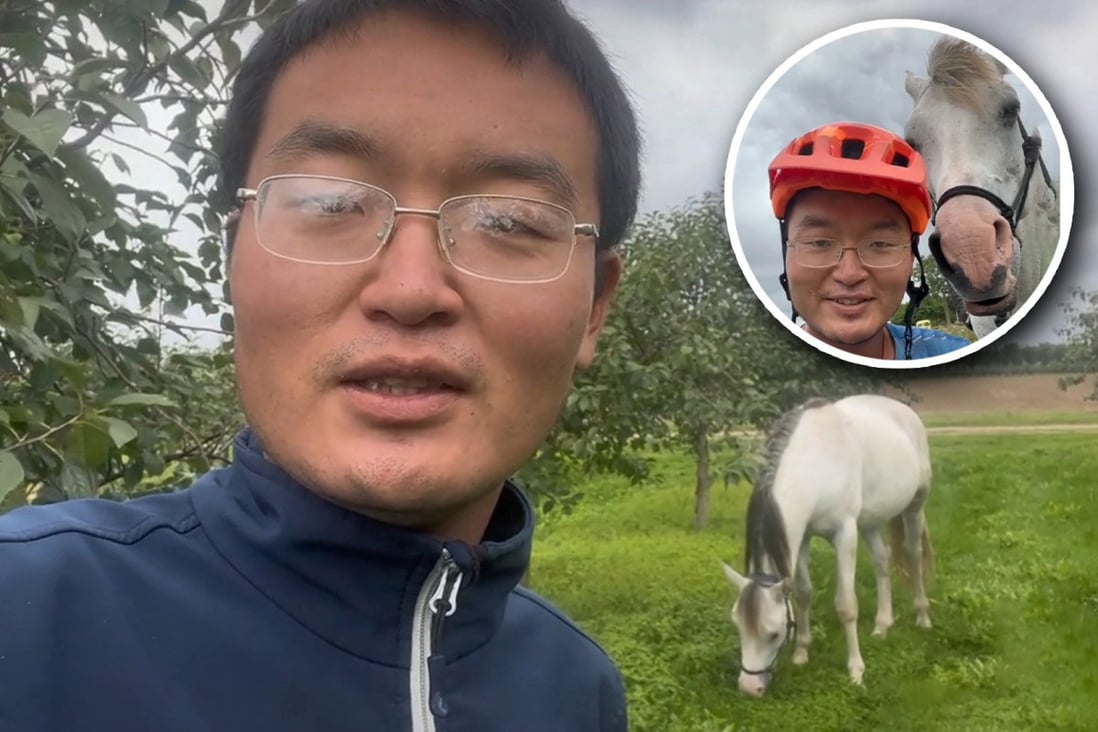 A Chinese man recently in the news for his plan to travel on horseback from Europe to China is in the headlines again after he was accused of animal cruelty. Photo: SCMP composite