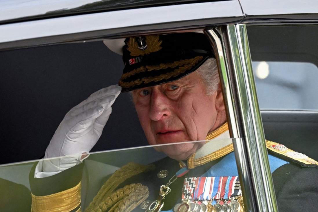 Britain’s King Charles on the day of the state funeral of his mother Queen Elizabeth. Photo: Reuters