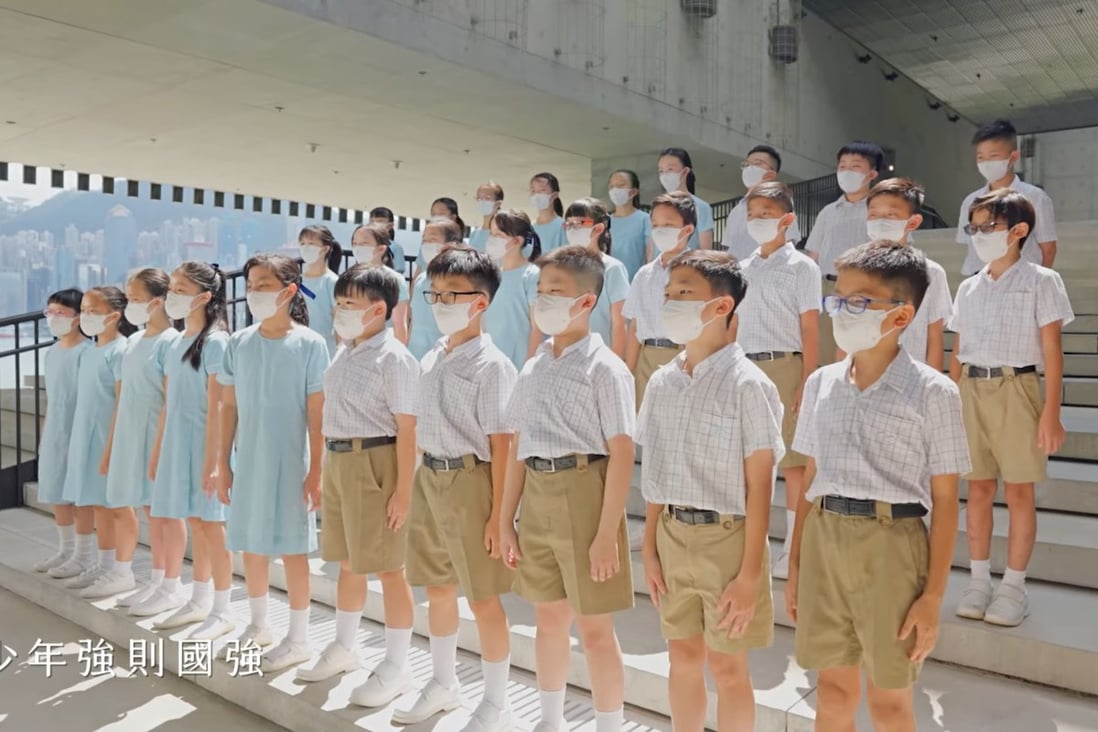 Hong Kong schools encouraged to play patriotic music video ahead of