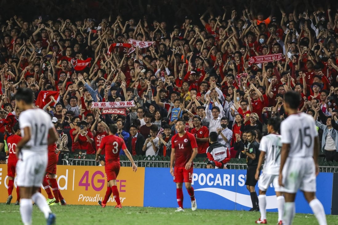 Hong Kong last felt the backing of their home fans in the match against Cambodia in November 2019. Photo: May Tse