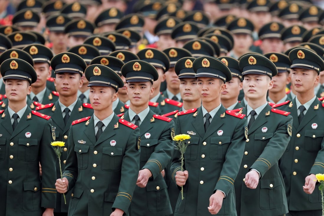 The article emphasised that the Central Military Commission, chaired by Xi Jinping, has overall command responsibility and must be obeyed at all times. Photo: Reuters
