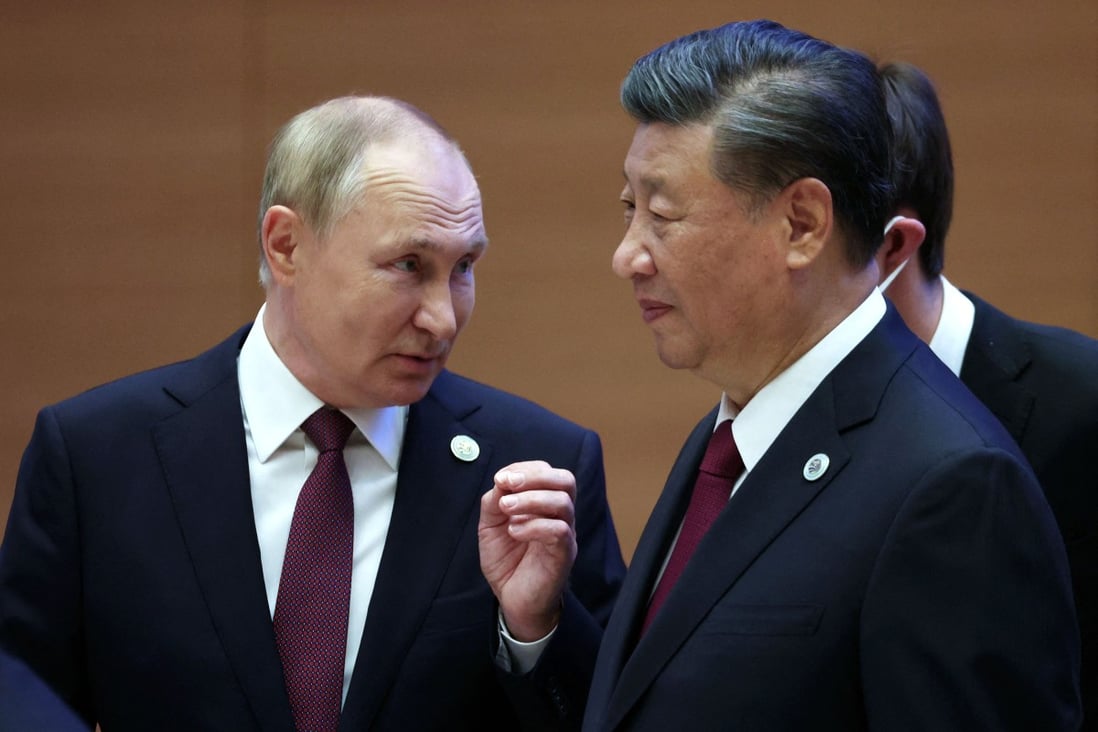 Last week, Russian President Vladimir Putin and Chinese President Xi Jinping held their first in-person meeting since Russia invaded Ukraine in February. Photo: TNS