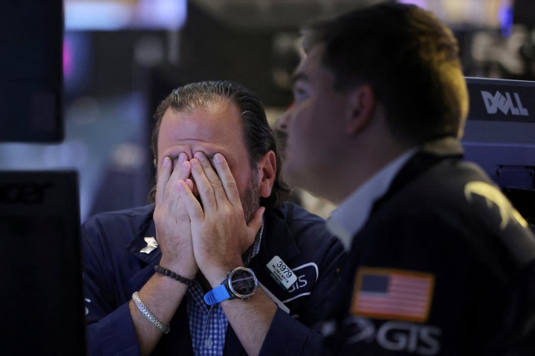 Traders feel the pressure on the floor of the New York Stock Exchange on September 13. Photo: Reuters