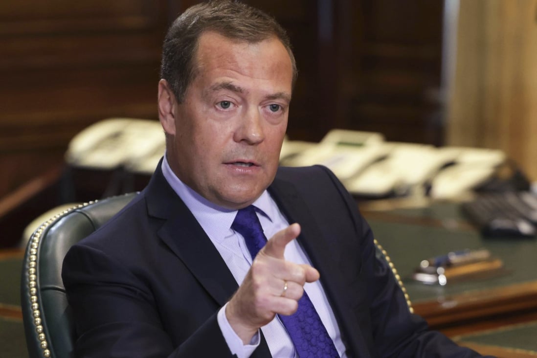Deputy head of Russia’s Security Council Dmitry Medvedev makes fresh nuclear threat. Photo: AP