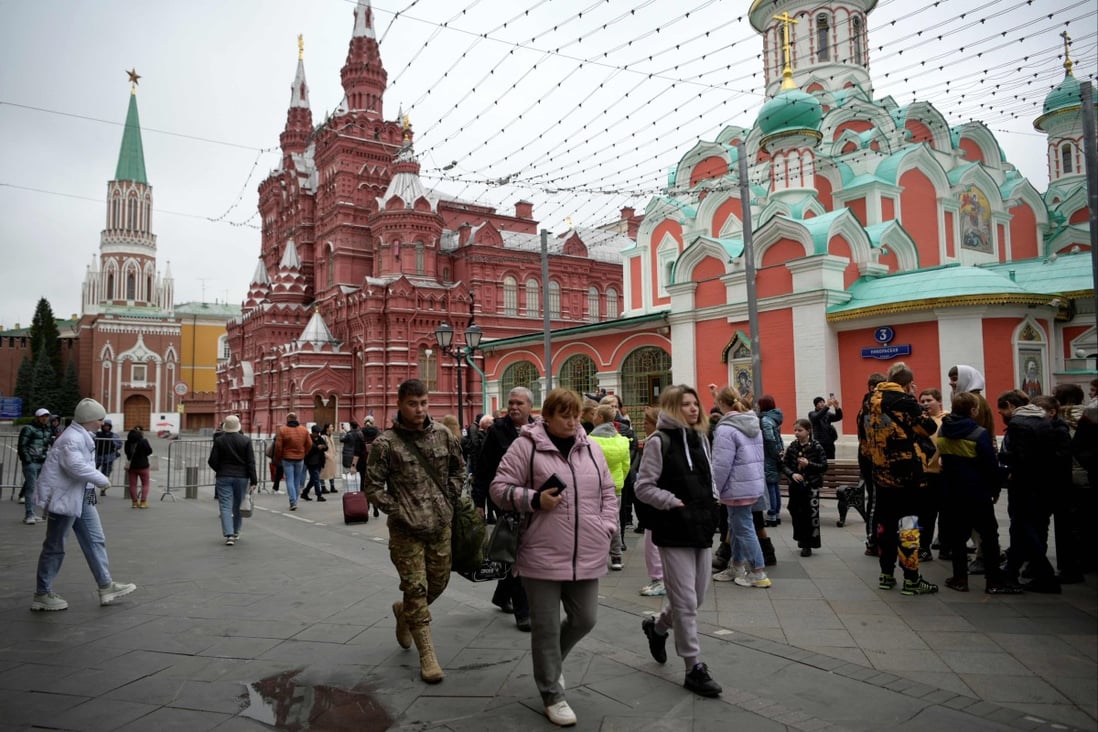 Red Square in central Moscow where a ceremony will be held to formally annex four Ukrainian territories into Russia. Photo: AFP