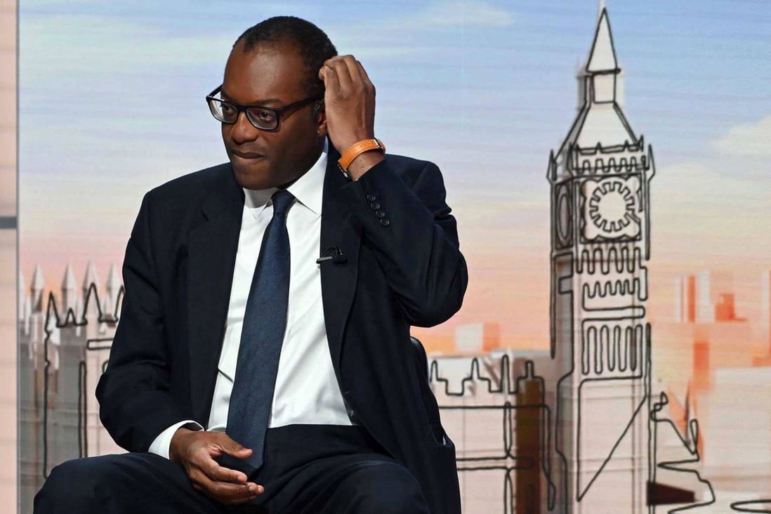 Britain’s Chancellor of the Exchequer Kwasi Kwarteng  last week announced sweeping tax cuts, spooking currency and bond markets concerned about his mammoth spending commitments. Photo: AFP