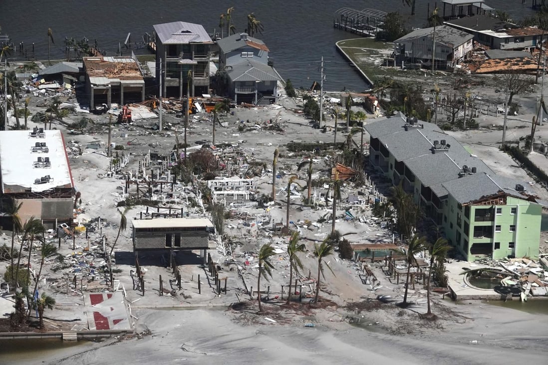 Damage caused by Hurricane Ian as it swept through Florida. Photo: dpa