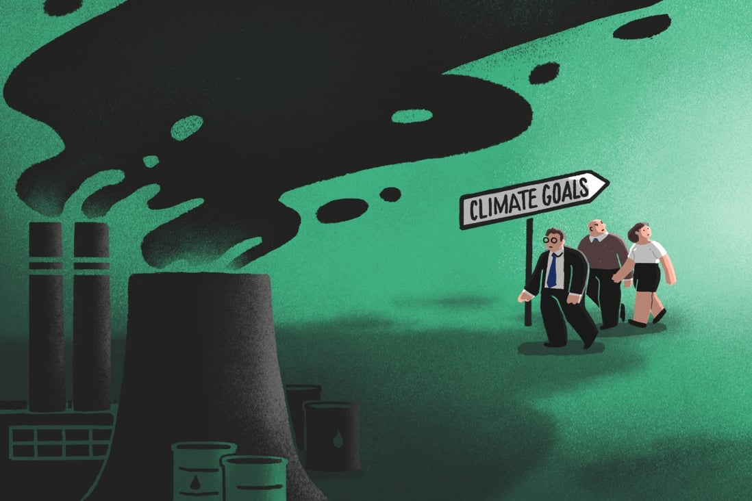 Some have questioned whether Western leaders are putting too much reliance on fossil fuels and whether such a policy shift could delay, if not derail, global climate efforts. Illustration by Perry Tse