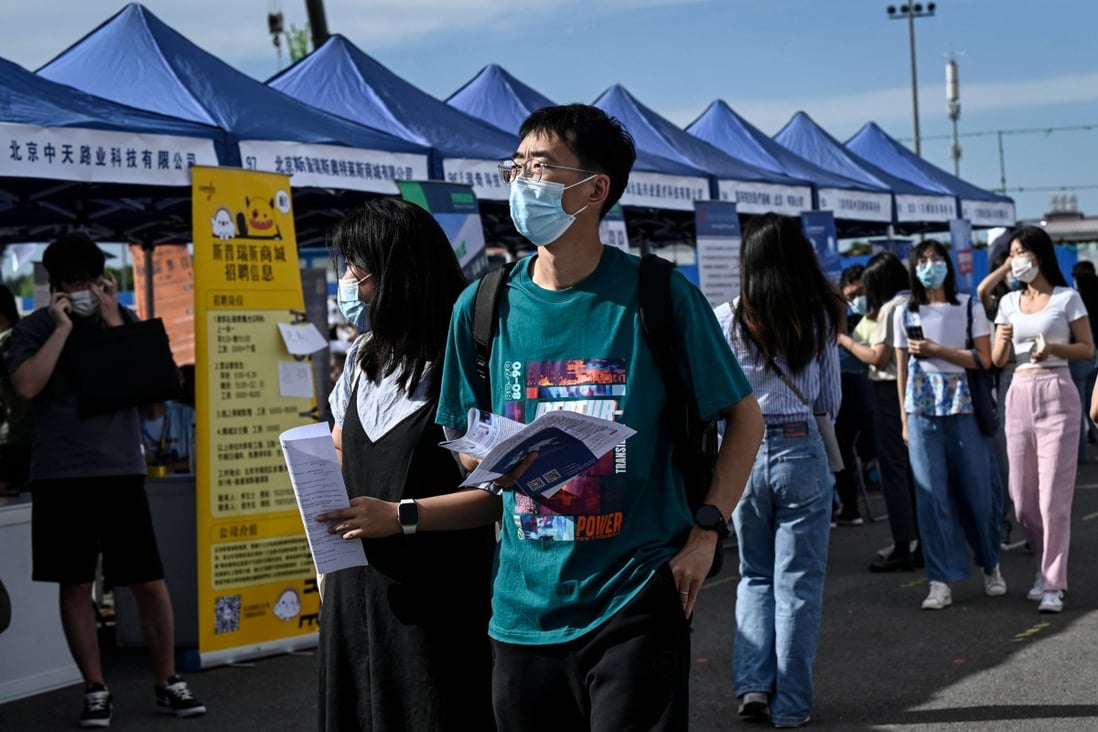 Faced with a dismal job market in a weakening economy, freelancing or “lying flat” is one of the few ways young Chinese feel they can gain autonomy. Photo: AFP