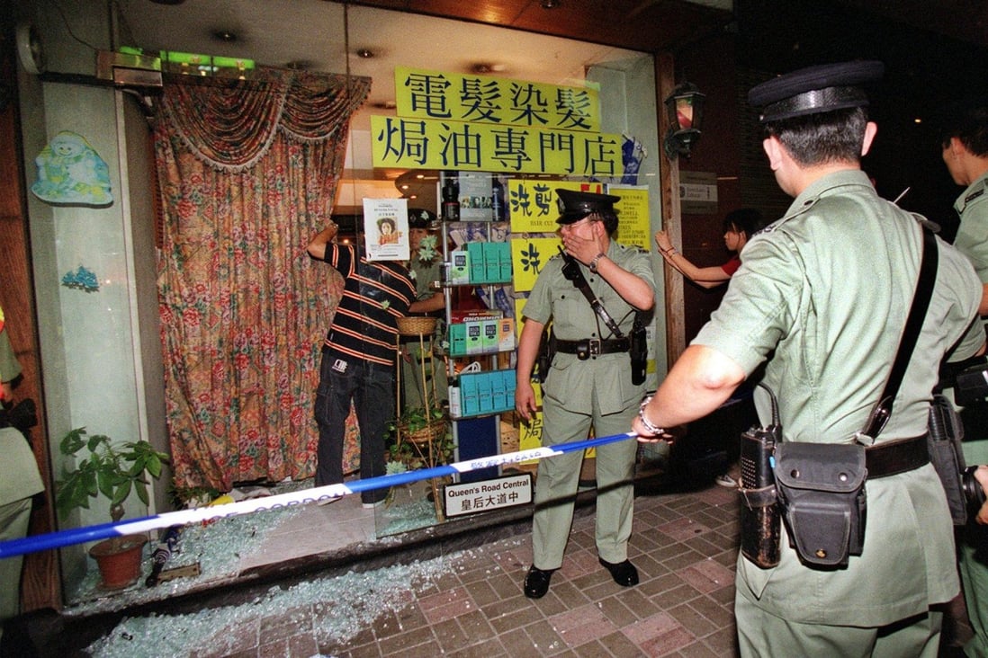 Chief Executive Tung Chee-hwa received in 2001,threatening to poison his food and drink. The writer was later arrested for threats and poison attempts. Photo: SCMP