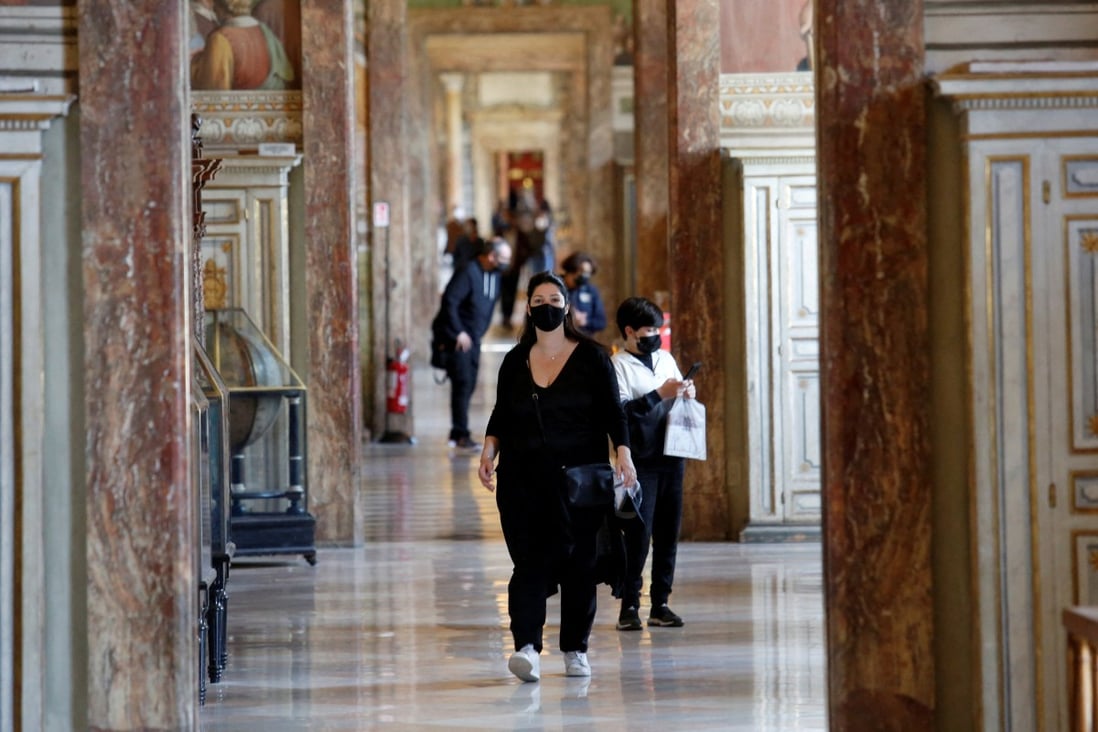 People visit the Vatican Museums in May after weeks of closure due to Covid-19 restrictions. Photo: Reuters