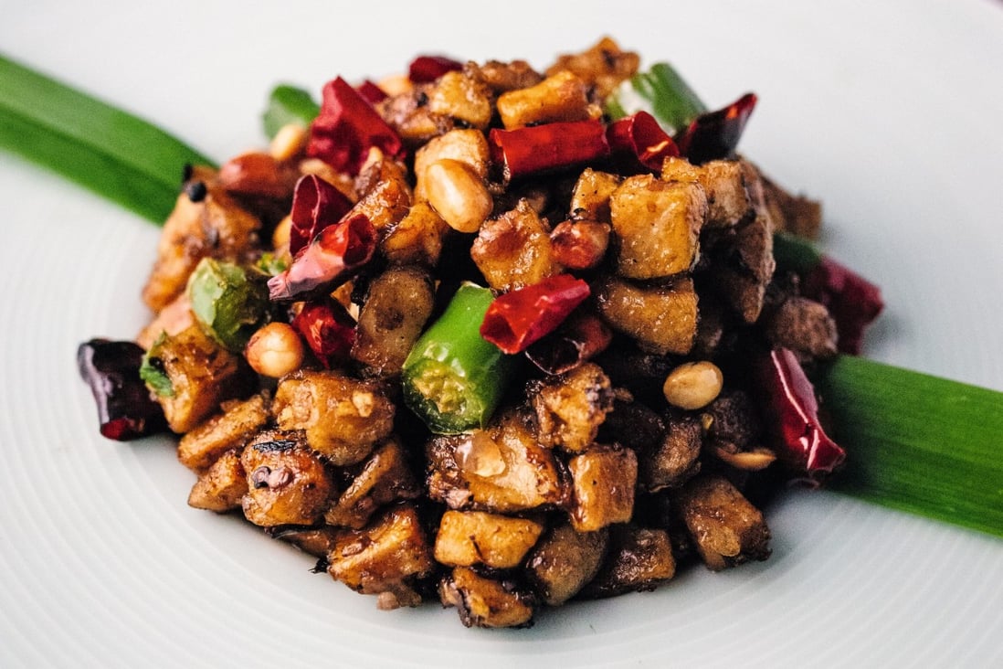 Kung pao mushrooms from self-taught chef Hannah Che’s cookbook The Vegan Chinese Kitchen.