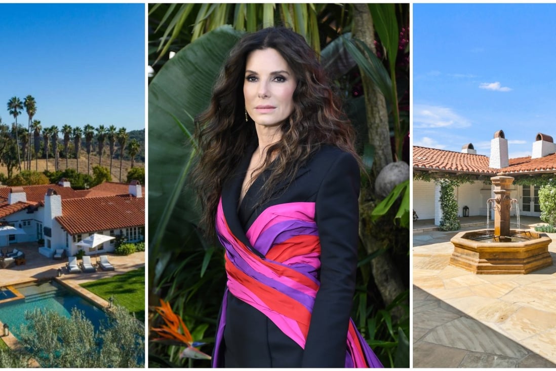 Actress Sandra Bullock has channelled much of the money she has earned in her film career into property. Photos: EPA-EFE, ZenHouse Collective