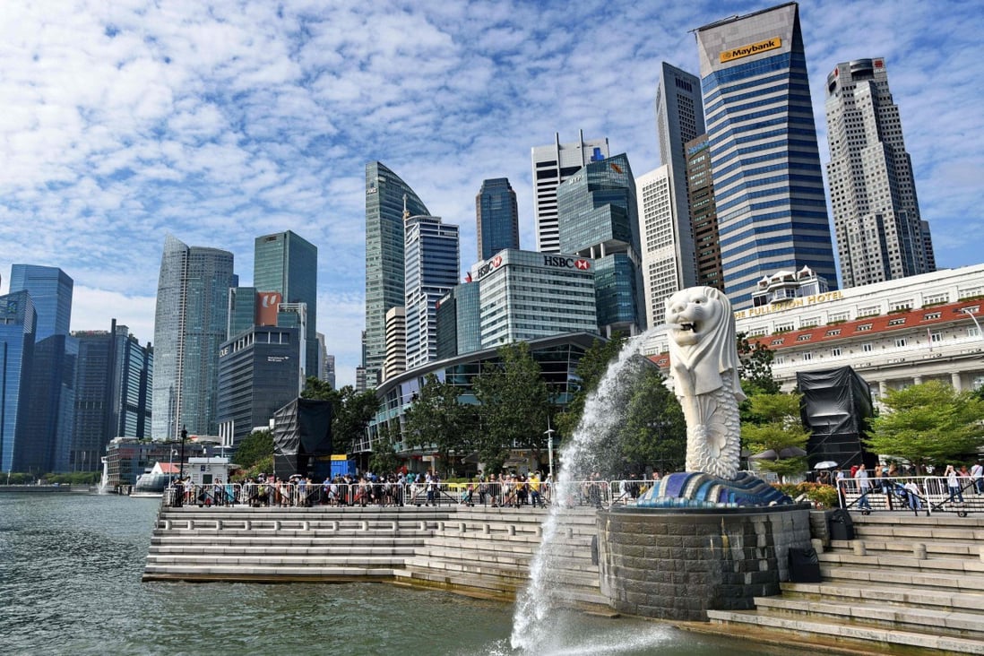 Singapore’s life expectancy fell for the first time on record, driven by higher mortality rates from Covid-19, which was the fifth most common cause of death in the city-state last year. Photo: AFP/File
