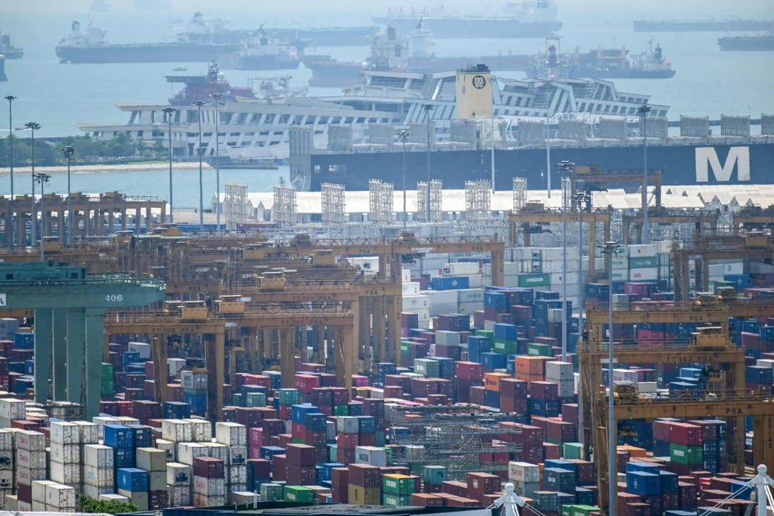 Singapore’s GDP in the three months through September rose 1.5 per cent from the previous quarter. File photo: AFP