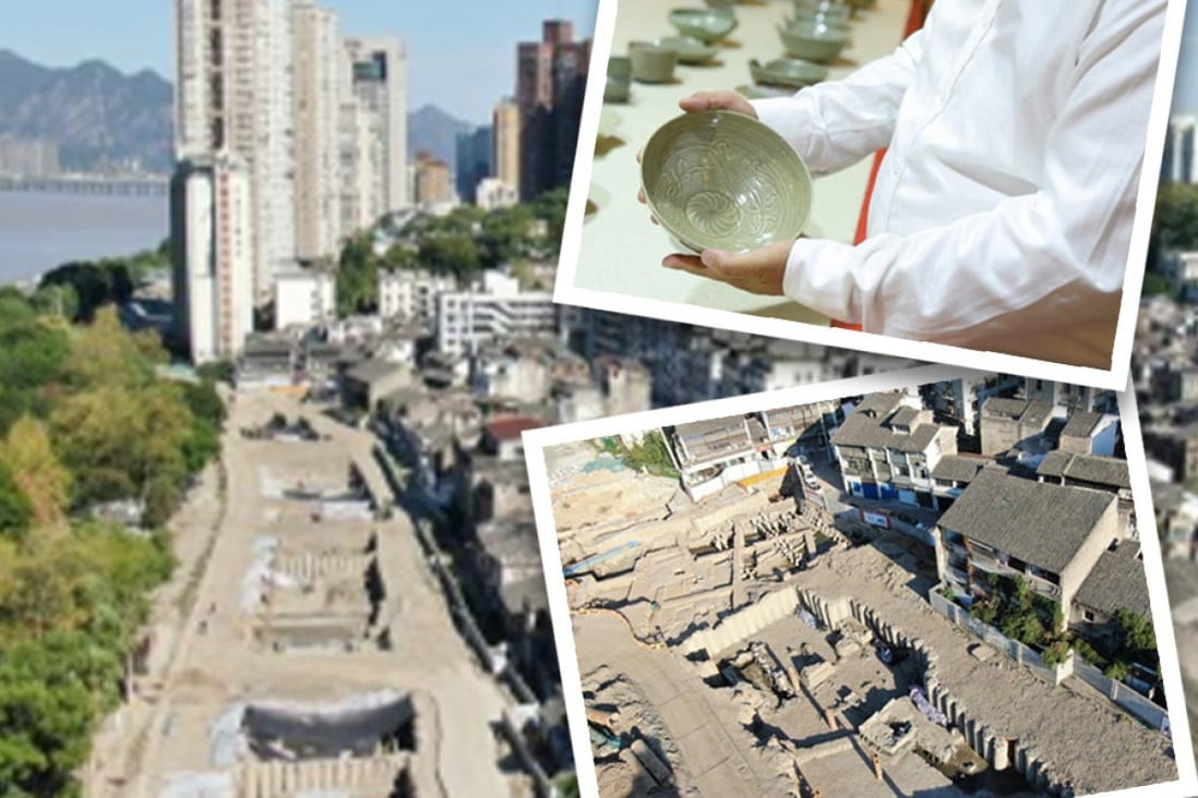 Archaeologists uncover an ancient port city in eastern China. Photo: SCMP composite