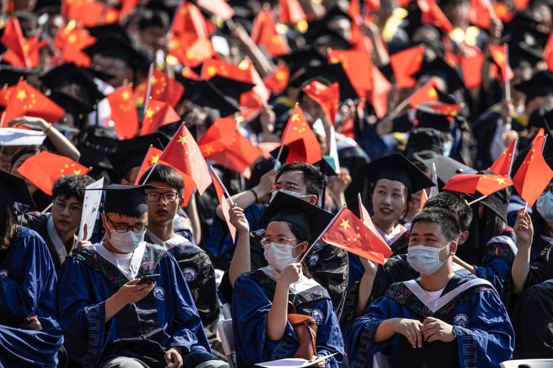 China’s Ministry of Education is asking university students to help it better understand their job preferences and struggles. Photo: AFP