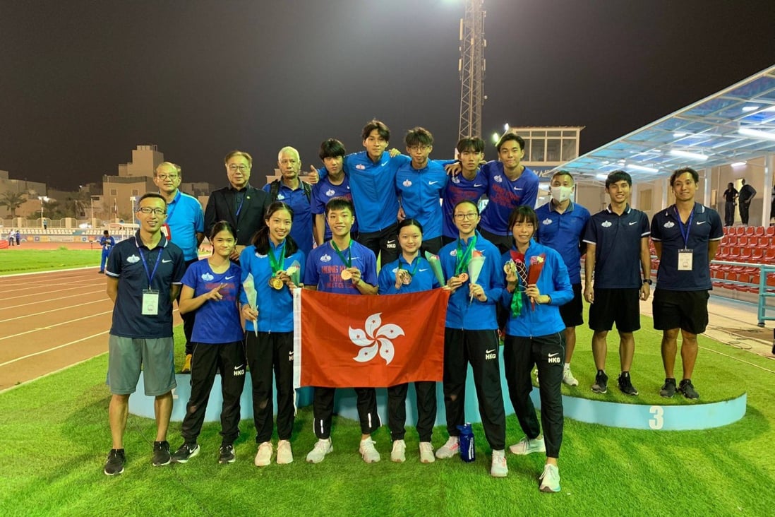 Hong Kong’s athletes won eight medals at the championships in Kuwait. Photo: HKAAA