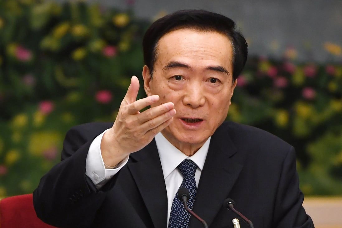 Chen Quanguo tops the list of Chinese officials sanctioned by Western governments over Beijing’s policies in Xinjiang. Photo: AFP