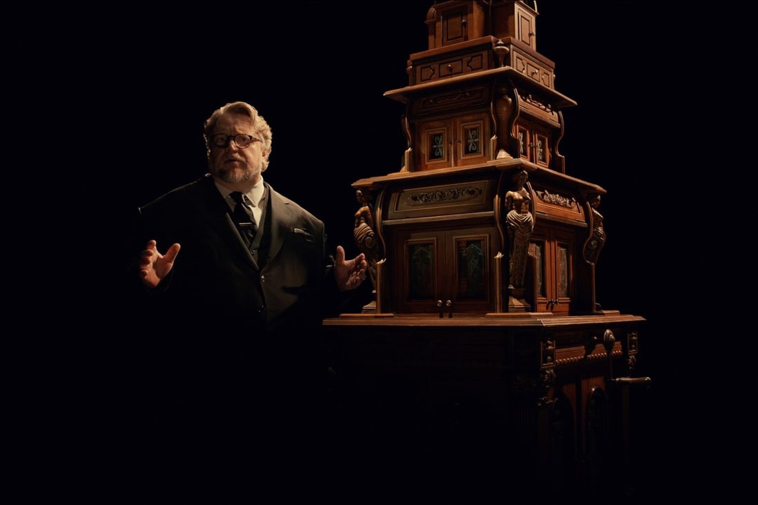 Executive producer Guillermo del Toro in a still from episode “Lot 36” of Guillermo del Toro’s Cabinet Of Curiosities. Photo: Netflix