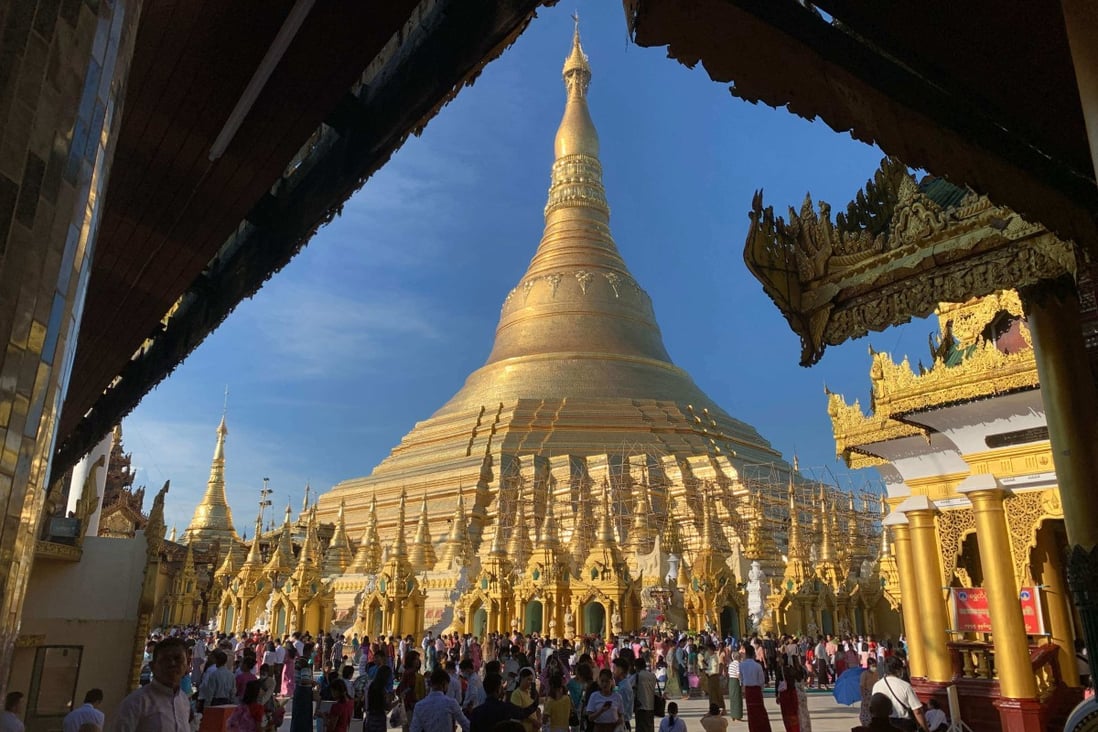 Buddhist devotees visit Shwedagon pagoda in Yangon to mark Thadingyut festival earlier this month. Photo: AFP