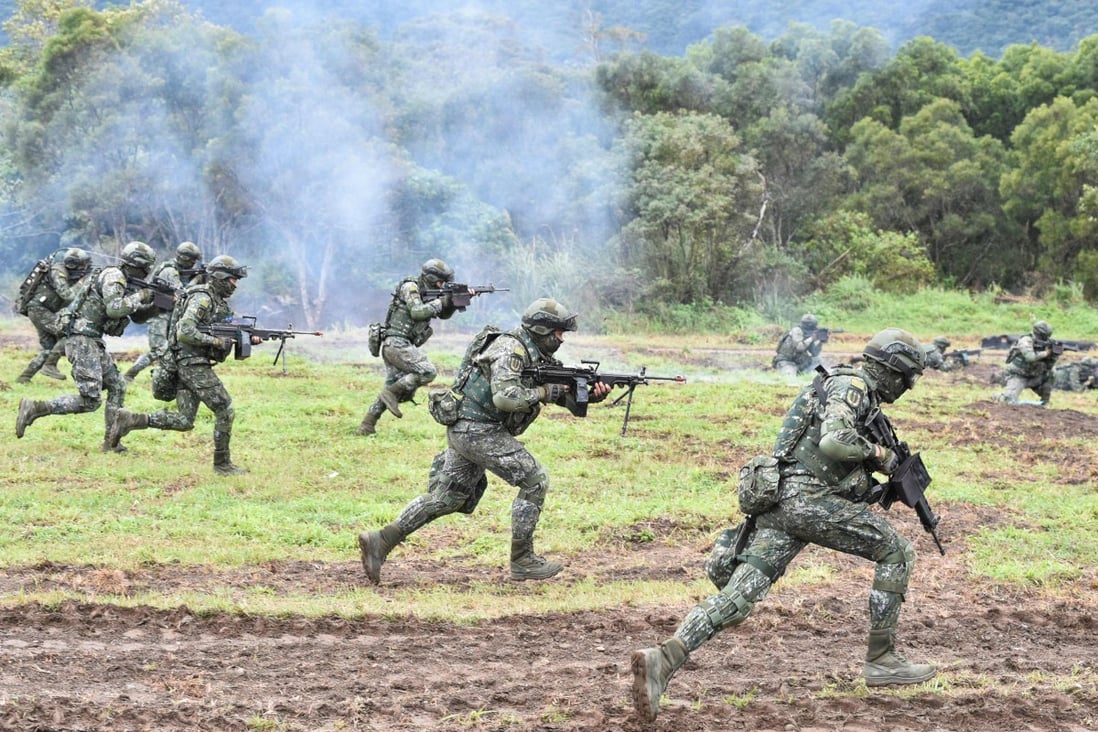 Some government officials and analysts have said Taiwan’s four-month mandatory military service is not enough time to train a soldier. Photo: AFP