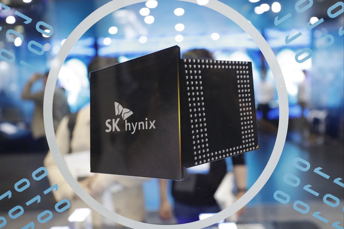 A logo of SK Hynix. Photo: AP