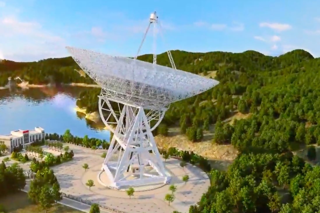 With a diameter of 120 metres (394 feet), the Jingdong Radio Telescope will help keep a watchful eye on pulsars to make sure Earth stays on time, and boost China’s growing reputation in radio astronomy. Illustration: Handout