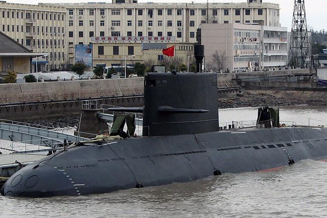China’s military has been planning to replace lead-acid batteries with lithium in its conventional submarines for more than a decade. Photo: Twitter