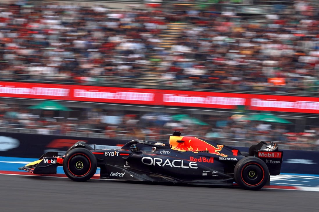 Red Bull’s Max Verstappen in action during Mexico City Grand Prix practice. Photo: Reuters