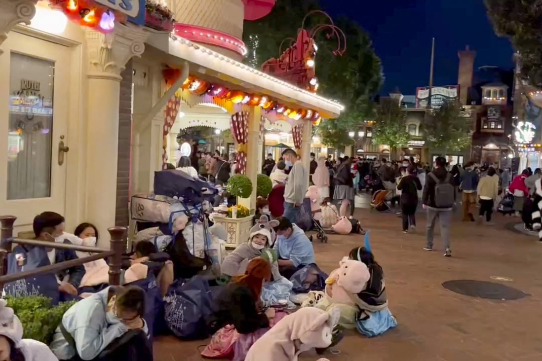 Thousands of people must remain inside the Shanghai Disney Resort until they test negative for the coronavirus three days in a row. Photo: Reuters
