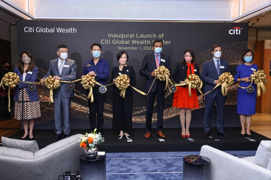 The opening of Citi’s new Global Wealth Centre in Hong Kong. Photo: K.Y. Cheng