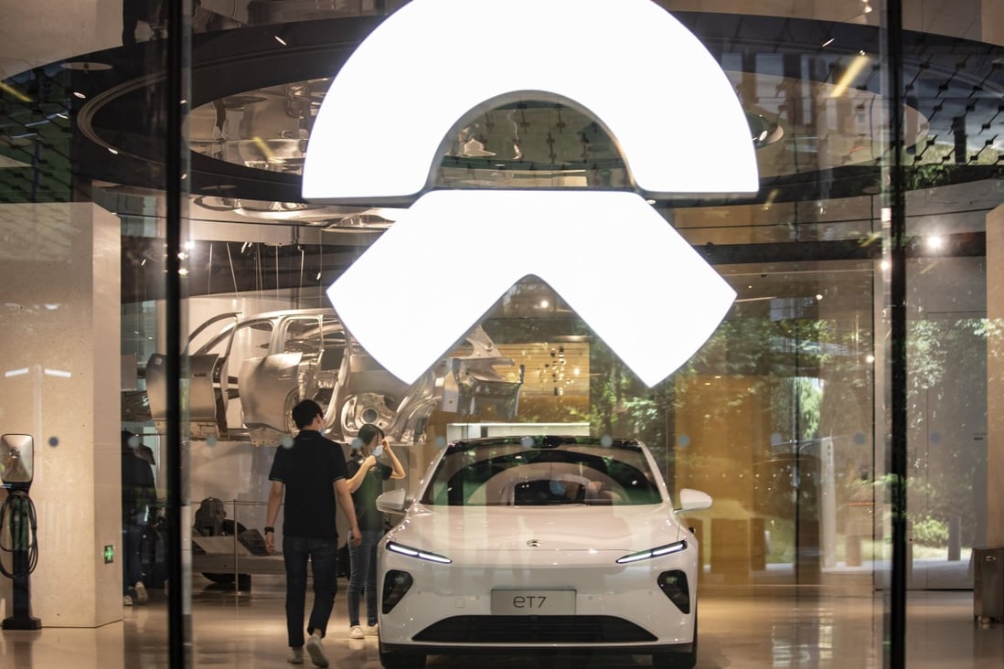 Shanghai-based Nio delivered 10,059 units in October, down 7.5 per cent from a month earlier. Photo: Bloomberg
