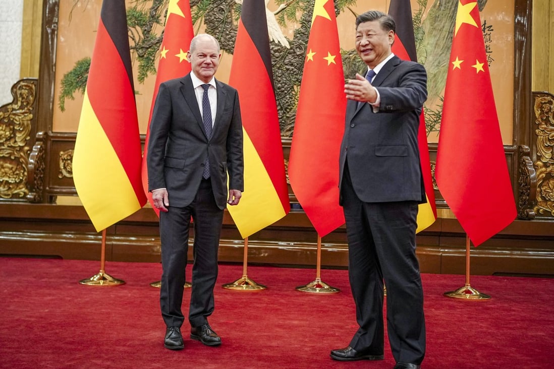 How German leader Olaf Scholz walked a fine line in China | South China ...