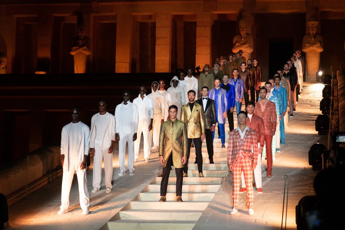 Stefano Ricci’s recent 50th anniversary fashion show in Luxor, Egypt, was a testament to the brand’s longevity and success. Photo: Stefano Ricci