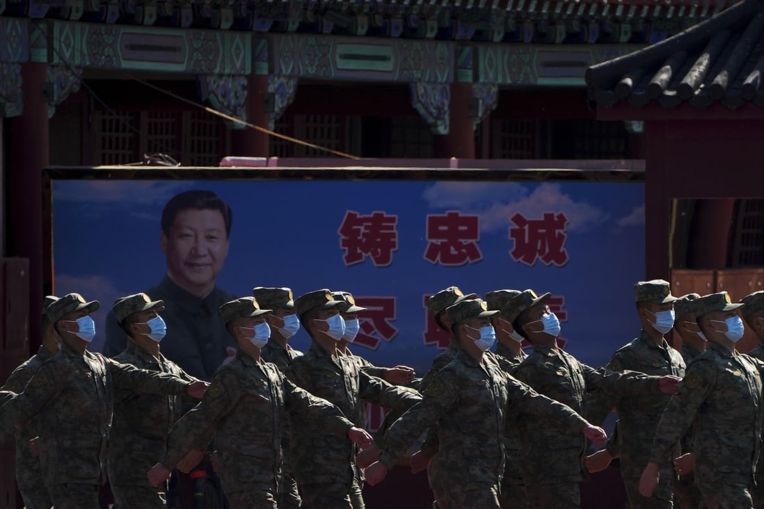 President Xi Jinping says the entire military must “focus on combat ability as the fundamental and only criterion”. Photo: AP