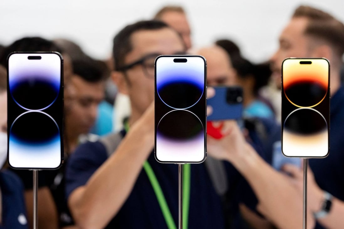 Apple’s iPhone exports from India reportedly crossed US$1 billion between May and September this year, which was regarded as “healthy growth” in the company’s manufacturing export scale. Photo: AFP