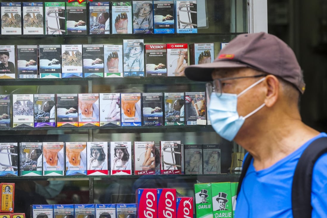 A doubling of tobacco tax could push the price of a pack of cigarettes in Hong Kong to HK$100. Photo: Jelly Tse