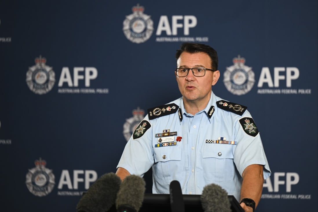Australian Federal Police commissioner Reece Kershaw. Photo: AAP/dpa
