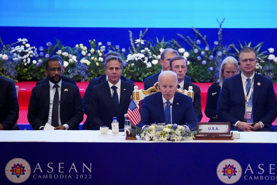 US President Joe Biden said his visit to Phnom Penh – his first to Southeast Asia since he took office in 2021 – was “testament to the importance the United States places in our relationship with Asean”. Photo: Reuters