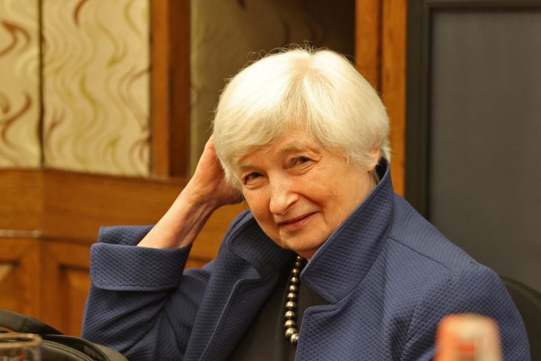 US Treasury Secretary Janet Yellen calls for boosting economic integration with India during her visit to New Delhi on Friday. Photo: Reuters