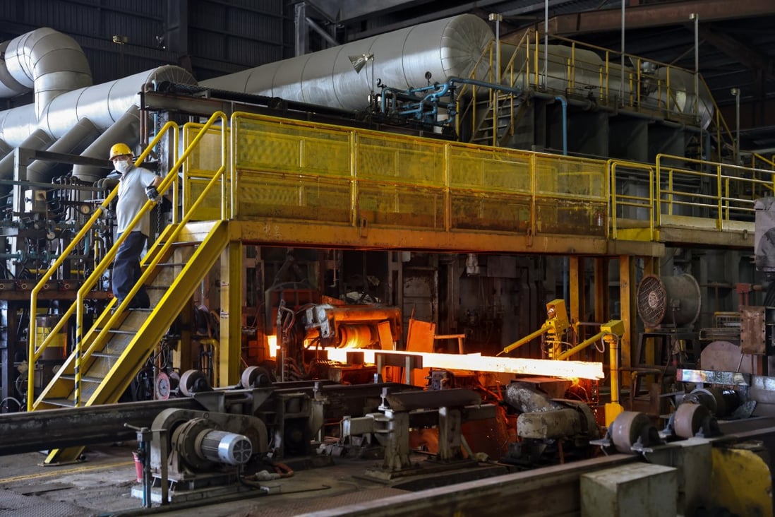 The Shiu Wing Steel plant at Tuen Mun. Photo: KY Cheng