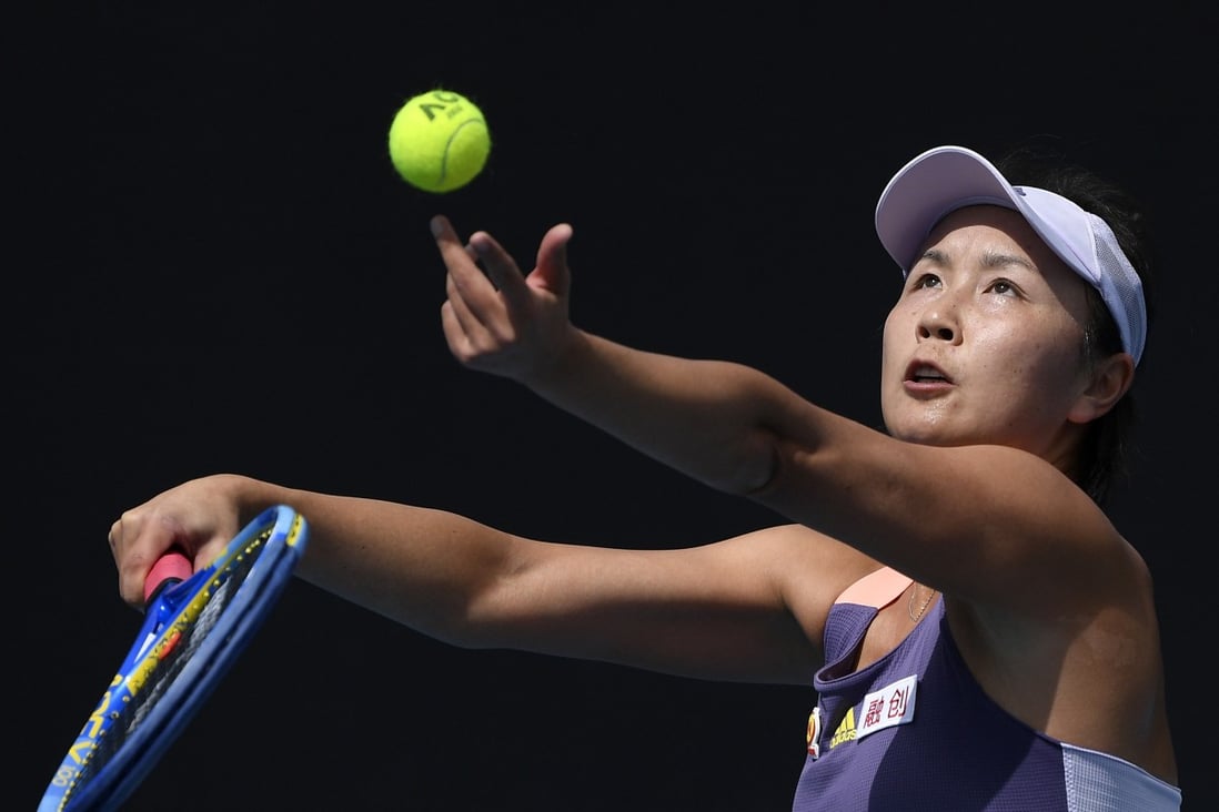 A year ago, the WTA suspended all tournaments in China because of concerns about the safety of Peng Shuai. Photo: AP