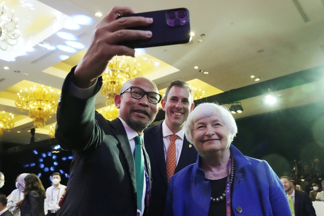 US Treasury Secretary Janet Yellen atteneded a series of meeting in Bali this week. Photo: AP