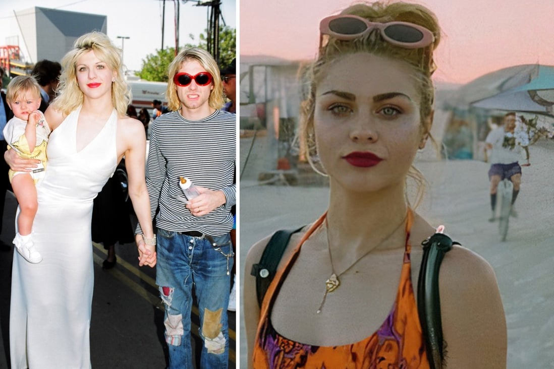 Francis Bean Cobain is the daughter of Kurt Cobain and Courtney Love. Photos: Getty Images, @thespacewitch/Instagram