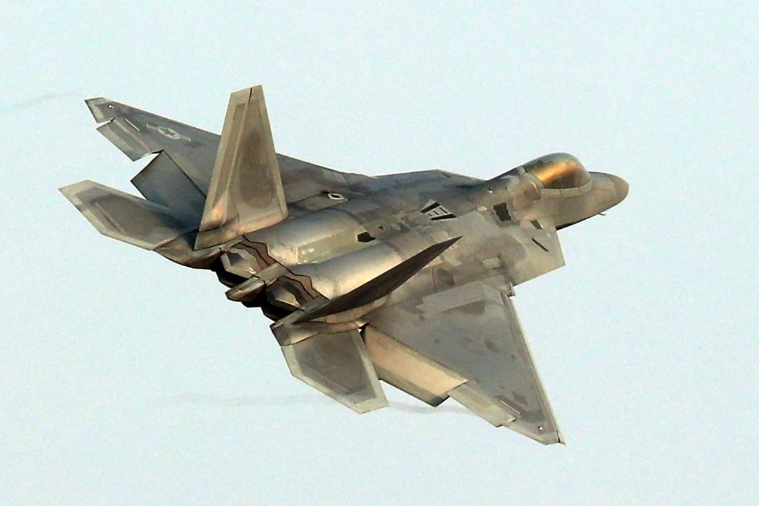 The US Air Force has started deploying F-22 Raptor stealth jets from Alaska to its bases in Okinawa. Photo: AFP