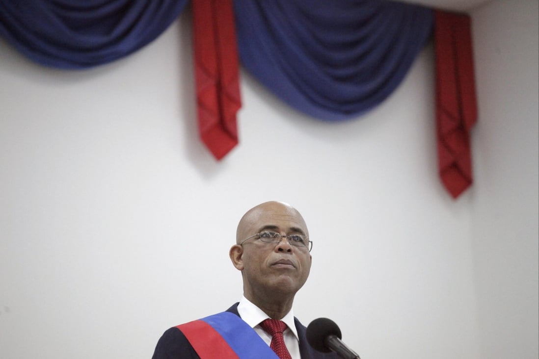 Haiti’s former president Michel Martelly in 2016. Photo: Reuters 